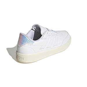 Amazon.com | adidas Women's Courtblock Shoes, Cloud White